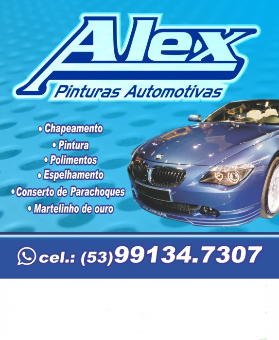 ALEX PINTURAS AUTOMOTIVAS logo
