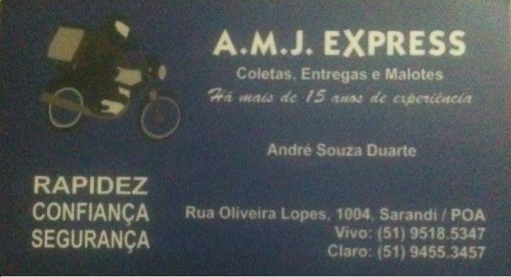A.M.J Express - Serviços de Coletas e Entregas