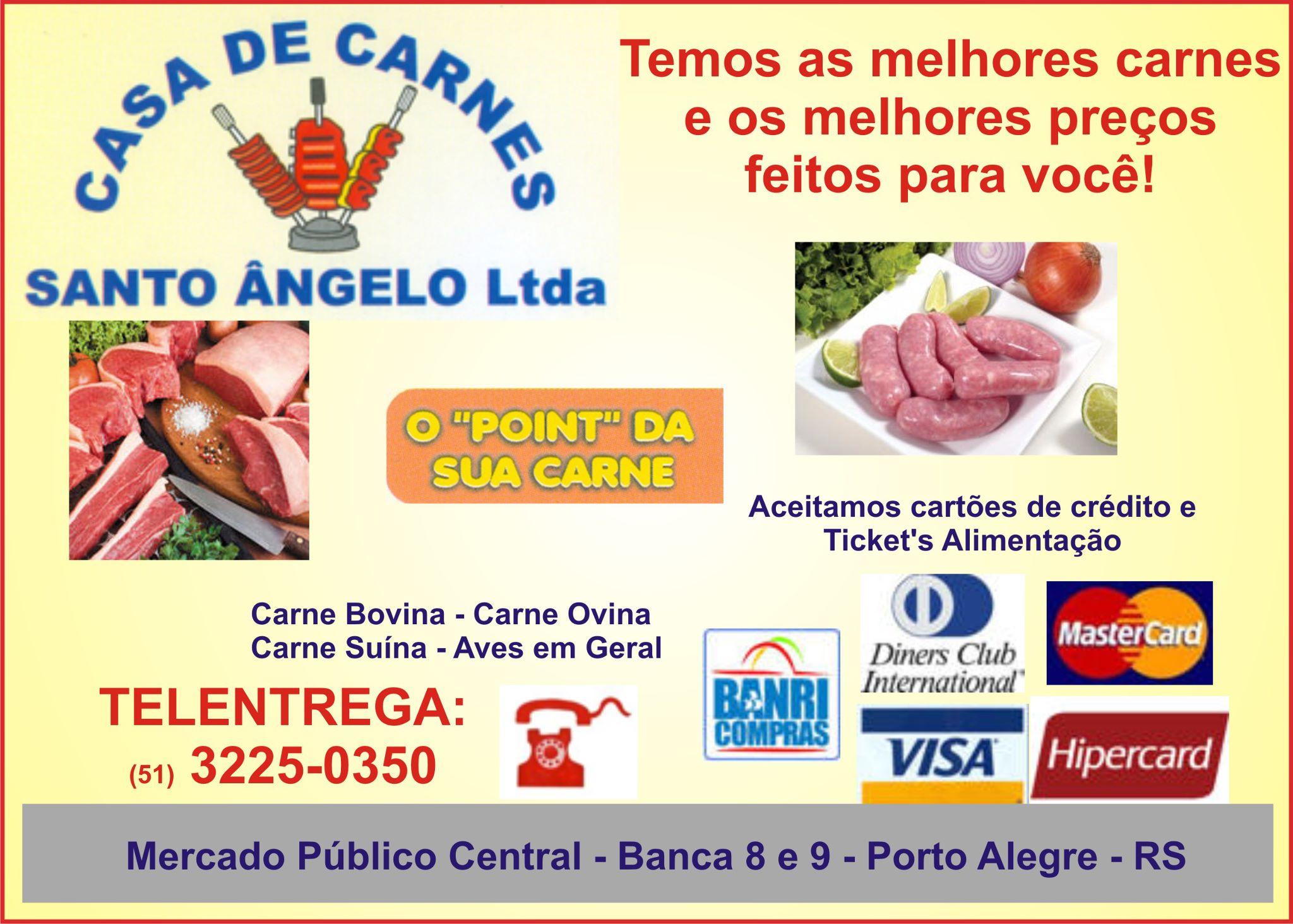 CASA DE CARNES SANTO ANGELO logo
