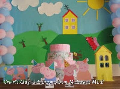 Criart's Personagens de Festa Infantil em Madeira MDF