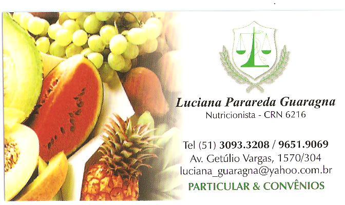 Luciana Parareda Guaragna - Nutricionista