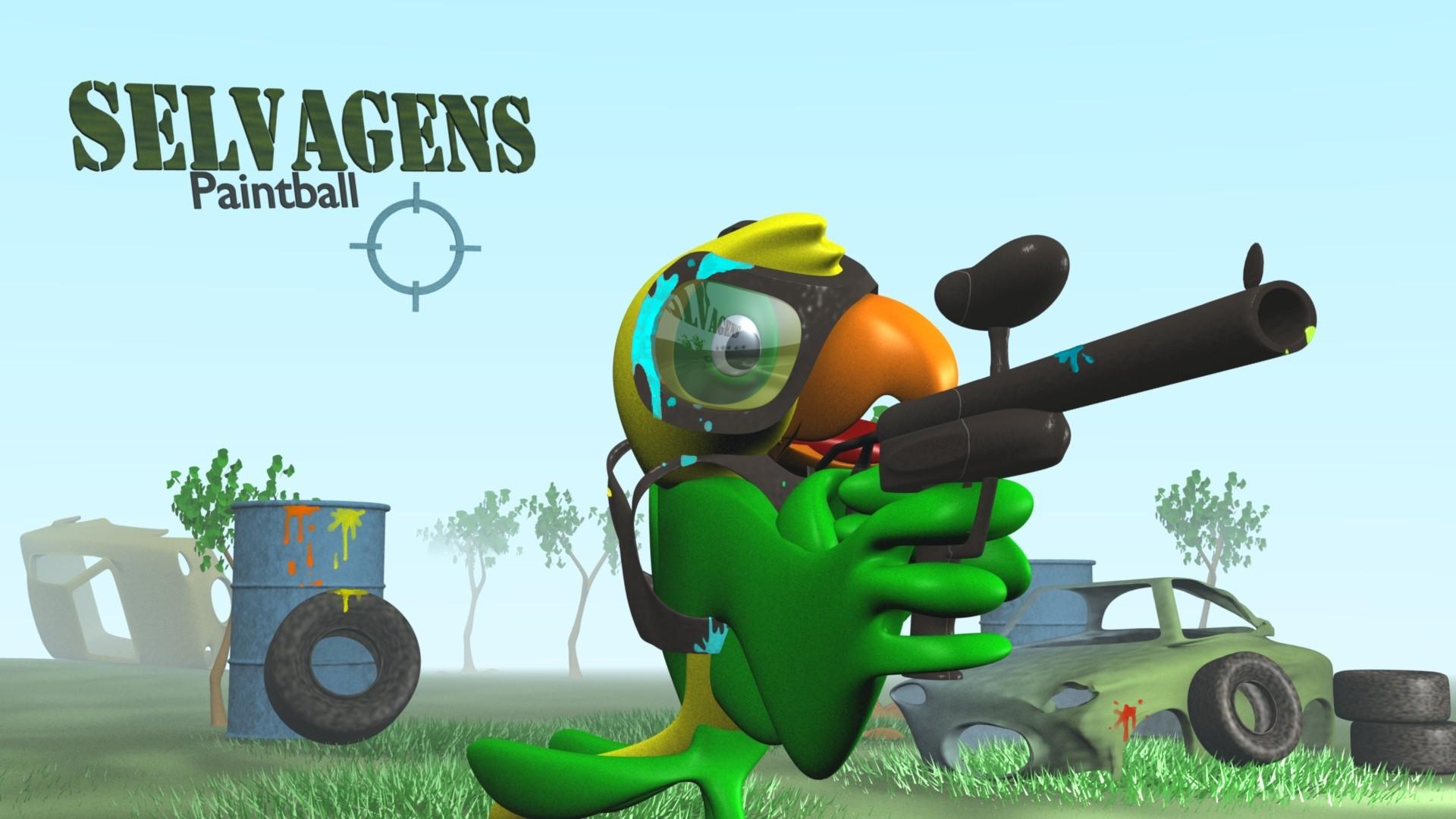 Selvagens Paintball logo