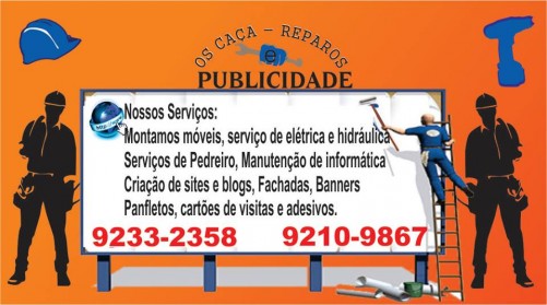 OS CAÇA REPAROS E PUBLICIDADE logo