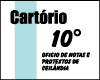 CARTORIO DO 10º OFICIO DE NOTAS E PROTESTOS DE CEILANDIA logo