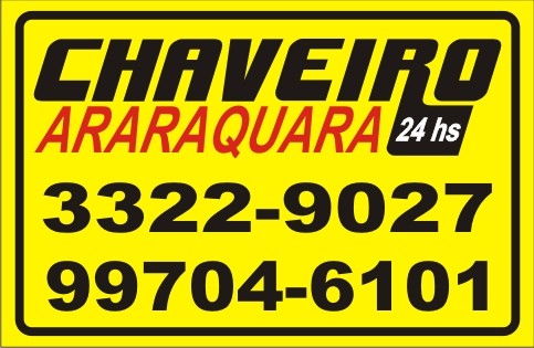 Chaveiro Araraquara 24 hs 9 9704 6101