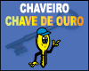 CHAVEIRO CHAVE DE OURO