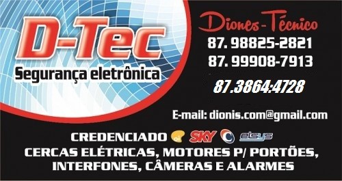 D-TEC SEGURANÇA ELETRONICA logo