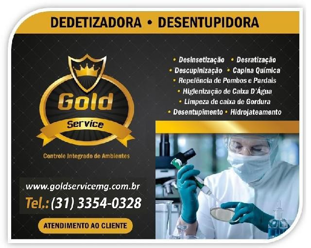 Dedetizadora GOLD SERVICE Controle Integrado de Ambientes logo