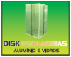 DISK ESQUADRIAS ALUMÍNIO E VIDROS logo