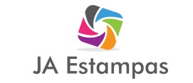 JA ESTAMPAS E ADESIVOS logo