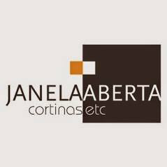 Janela Aberta Cortinas logo