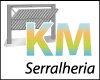 KM ESTRUTURAS METÁLICAS logo