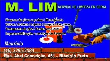 M.LIM SERVIÇO DE LIMPEZA EM GERAL logo