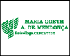 MARIA ODETH A DE MENDONCA