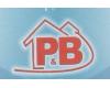 P E B MATERIAL DE CONSTRUCAO logo