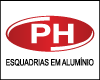 PH ESQUADRIAS DE ALUMINIO logo