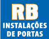 RB  INSTALAÇÕES DE PORTAS logo