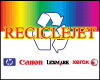 RECICLEJET RECARGAS DE CARTUCHOS logo