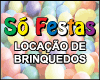 SÓ FESTAS -  LOCAÇÃO DE BRINQUEDOS logo