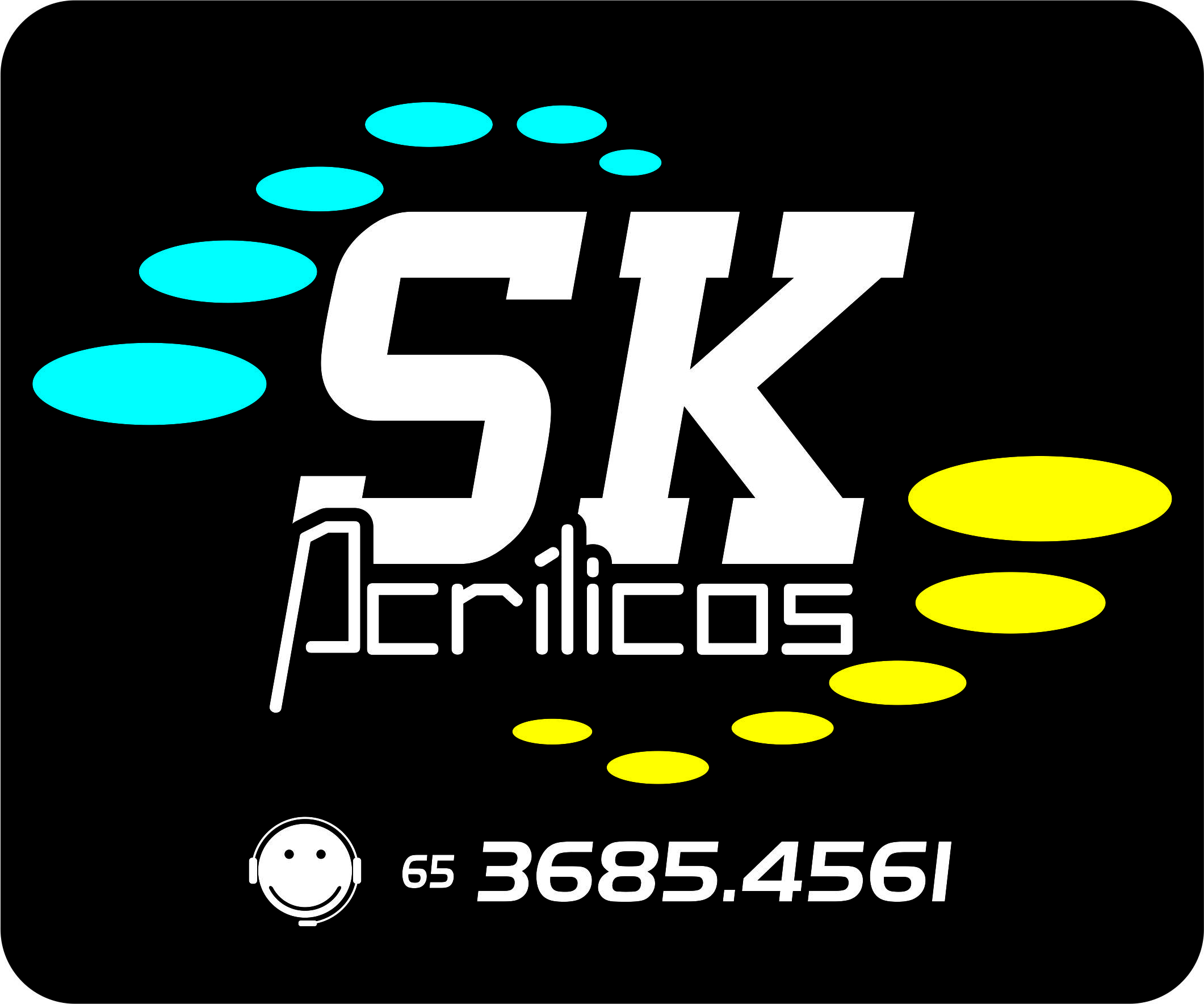 SK ACRILICO logo