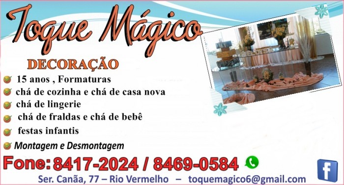 TOQUE MÁGICO FESTAS E EVENTOS logo