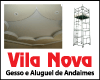 VILA NOVA GESSO E ALUGUEL DE ANDAIMES logo