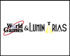WORLD GAMES & LUMINÁRIAS logo